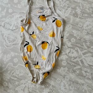 Kyte BABY Lemon Print Bodysuit